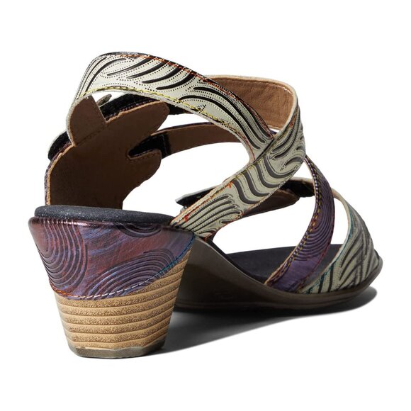 NEW L'Artiste Purple of SPRING STEP Heels for Women adjustable Modern sandal - Picture 9 of 9